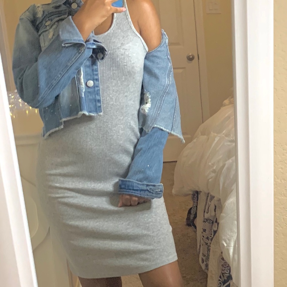 Rue 21 Grey Tank Dress